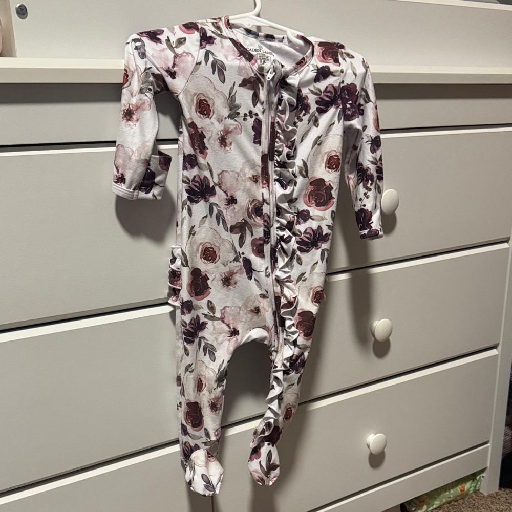 Caden Lane Floral Footie